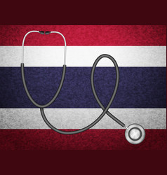 Stethoscope On Thailand Flag