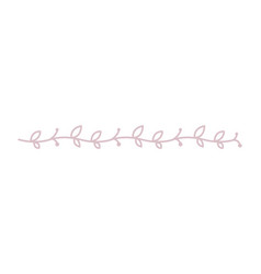 Elegant Vine Border Text Break In Cute Doodle