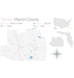 Map Marion County In Florida