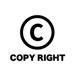 Copyright Logo Icon Or Rights