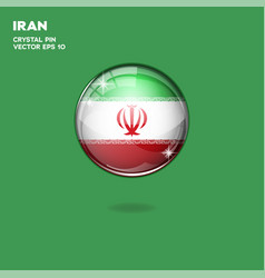 Iran Flag 3d Buttons