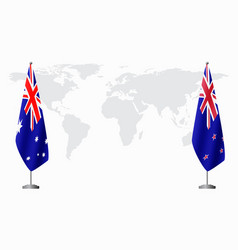 Australia And New Zealand Flags For Official