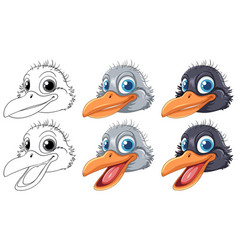 Emu Head Emotions