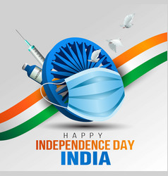 Happy Independence Day India Greetings Design