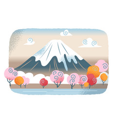 Mount Fuji And Sakura Blossom In Japan Japanese