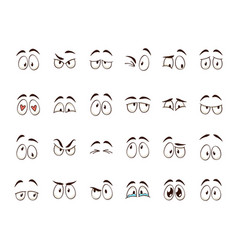 Cartoon Eyes Comic Character Eye Expressions