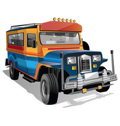 Philippine Jeepney Cartoon