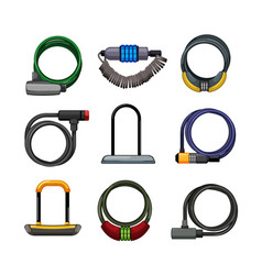 Bicycle Lock Set Cartoon