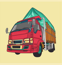 Delivery Truck Cartoon