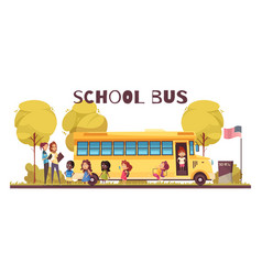 School Bus Cartoon