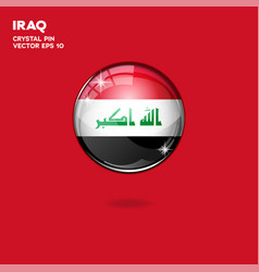 Iraq Flag 3d Buttons