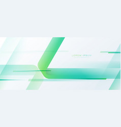 Abstract Design With Green Glowing Triangle