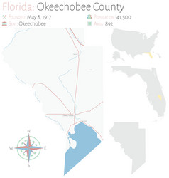 Map Okeechobee County In Florida