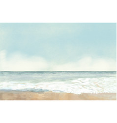 Beach Background Color Pencil