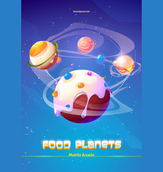 Mobile Arcade Food Planets Adventure Galaxy World