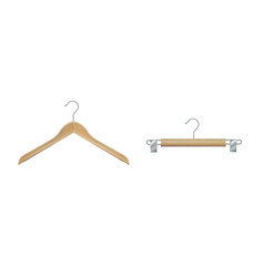 Wooden Coat Hanger Clothes Hanger Realistic