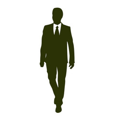 Businessman Walking Silhouette 3