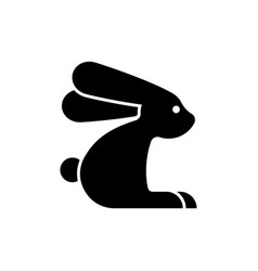 Hare Sign Icon Isolated Rabbit Symbol