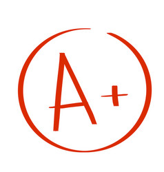 A Plus Red Grade Mark