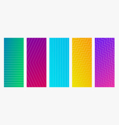 Modern Colorful Gradient Background With Lines