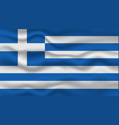 Waving Greece Flag