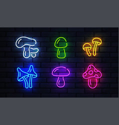 Mushrooms Neon Sign Bright Signboard Light