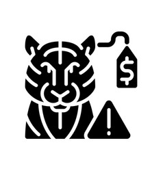 Wildlife Smuggling Black Glyph Icon