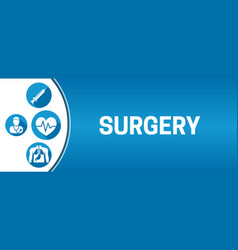 Blue Surgery Background Design