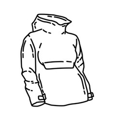 Winter Snowboarding Jacket For Women Icon Doodle