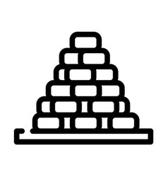 Heap Peat Line Icon