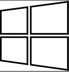 Microsoft Black Window Logo Collection