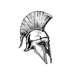 Spartan warrior mascot Royalty Free Vector Image