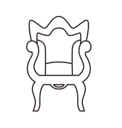 Classic Chair Line Icon Logo