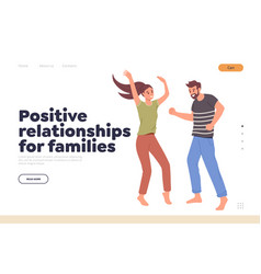 Positive Relationships For Family Landing Page