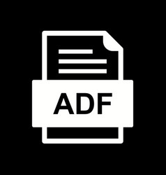 Adf File Document Icon