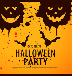 Halloween Party Grunge Background