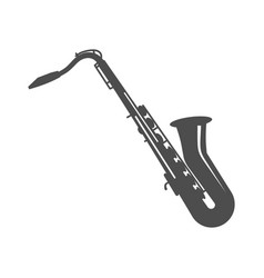 Monochrome Simple Saxophone Icon