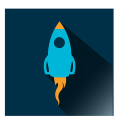 Rocket Square Icon