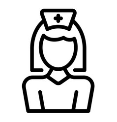 Veterinary Clinic Nurse Icon Outline Pet