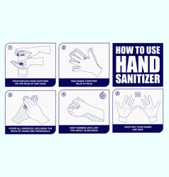 Set How To Use Hand Sanitizer Properly