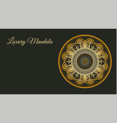 Luxury Golden Ethnic Style Mandela Background