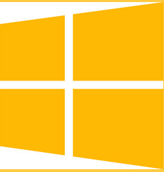 Microsoft Yellow Window Logo Collection