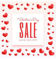 Valentines Day Sale Card For Social Media