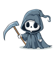 Grim Reaper Chibi Mascot