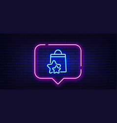 Loyalty Points Line Icon Bonus Bags Discount