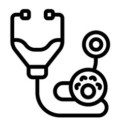 Pet Stethoscope Icon Outline Dog