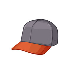 Front Baseball Cap Cartoon