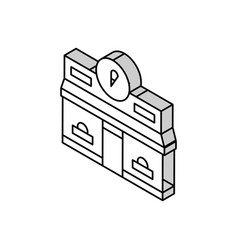 Pound Shop Store Isometric Icon