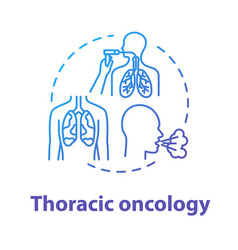 Thoracic Oncology Concept Icon Lung Airways