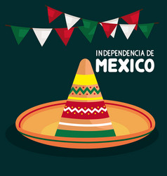 Independencia De Mexico Lettering Card